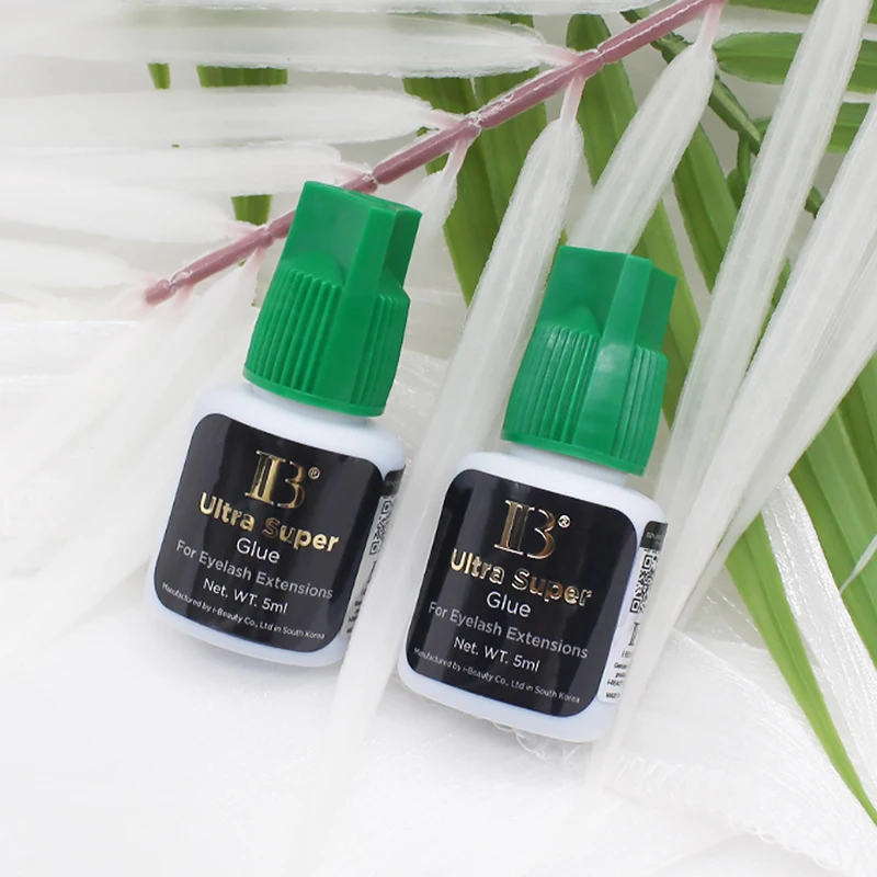 IBeauty Ultra Super Eyelash Extension Glue Supplies Green Cap Waterproof Adhesive Makeup Tools Strongest Fastest Eyes Open Korea 5