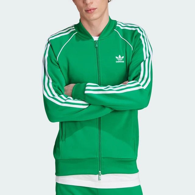 Adidas veste de sport officielle authentique rétro à col montant pour hommes IK3514 1