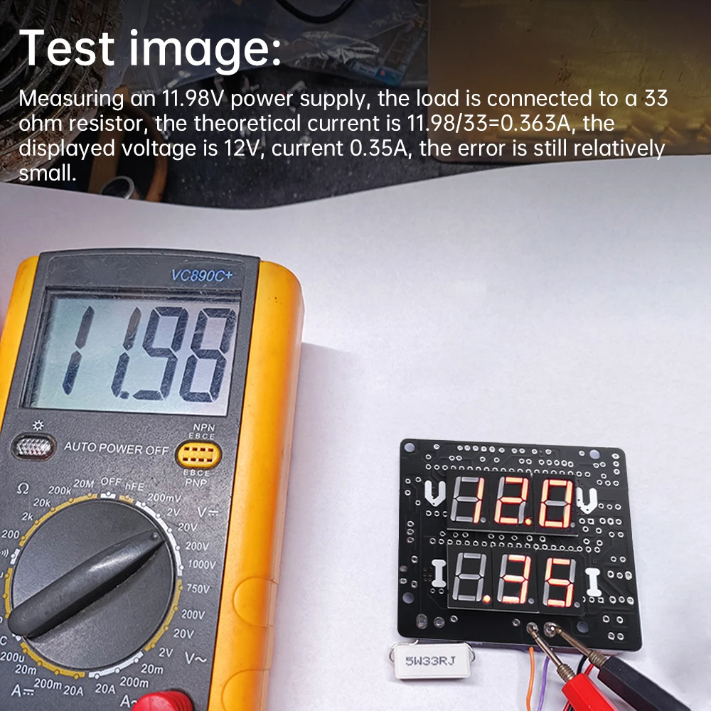 ICL7107 Digital DC Voltage Ammeter Electronic Fabrication