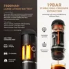 Portable Coffee Machine with Heating Function Car Expresso Maker TYPE-C Charging Port Fit Nespresso Capsule and Powder 7500Mah 5