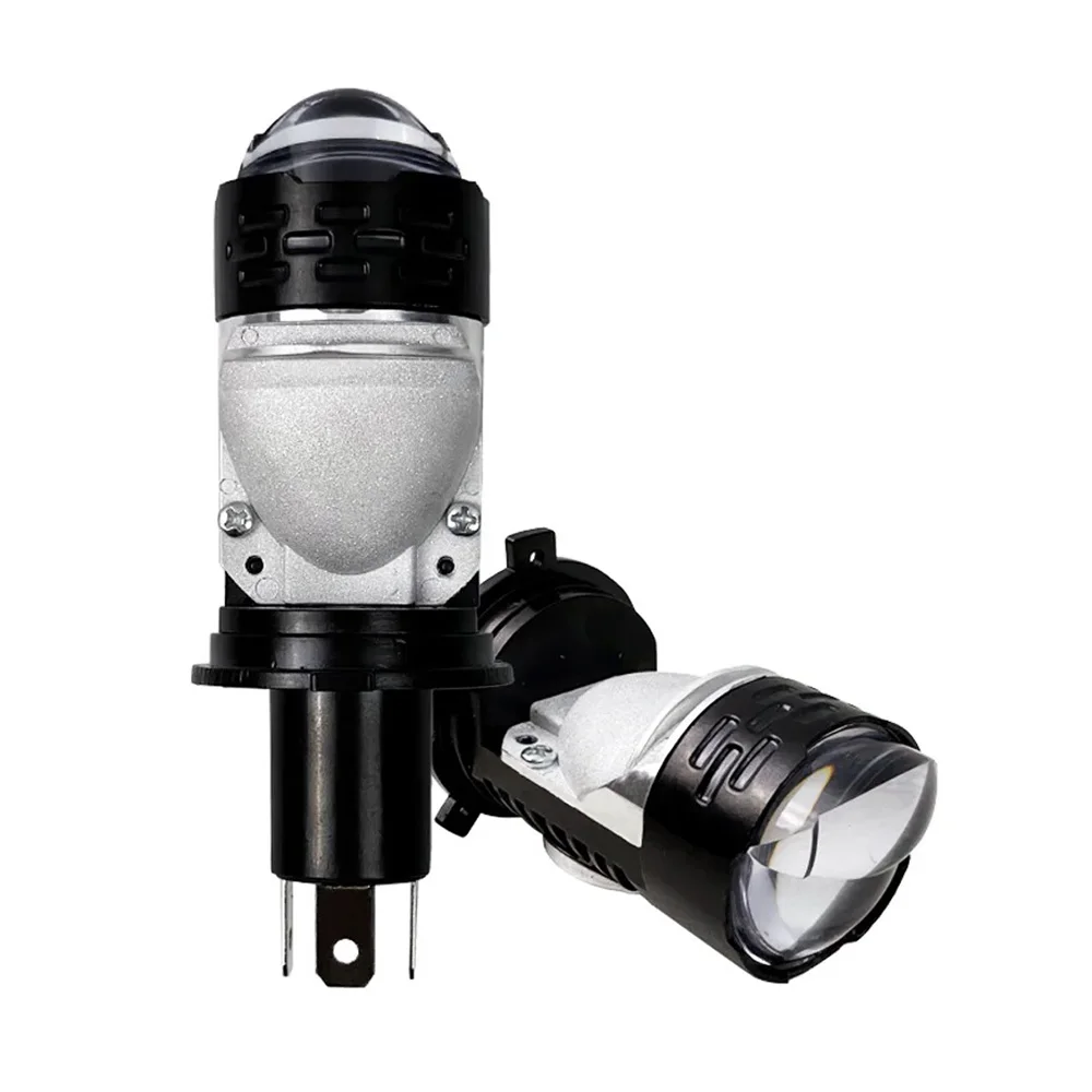 H4 Bi LED Mini Projector Lens LED Car Headlight Bulb 20000LM 100W CANBUS Turbo A