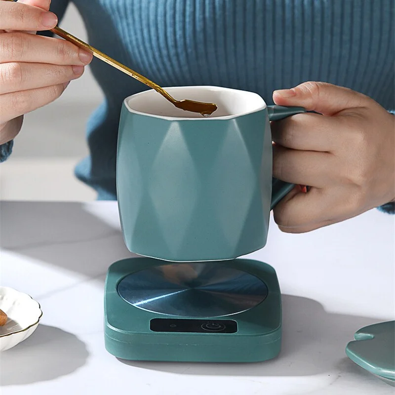 

Coffee Mug Warmer For Home Office Desk Use Electric Beverage Cup Warmer Heating Coasters Plate Pad Tea Milk Water Heating Pad