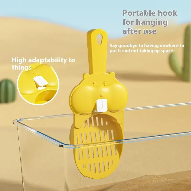 Cute Portable Pet Litter Scooper Cleaning Shovel for Small Animals 5