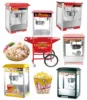 Factory Price Automatic Popcorn Maker Electric Commercial Popcorn Machine with Cart 4