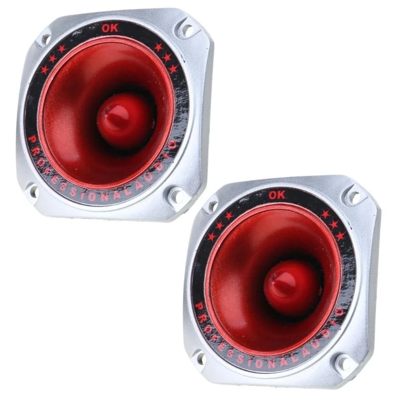 Altoparlanti in Metallo da 3.5 Pollici, Tweeter Piezoelettrici ad Alta Sensibilità, Altoparlanti per Alti da 3.5 Pollici 88mm - immagine 2