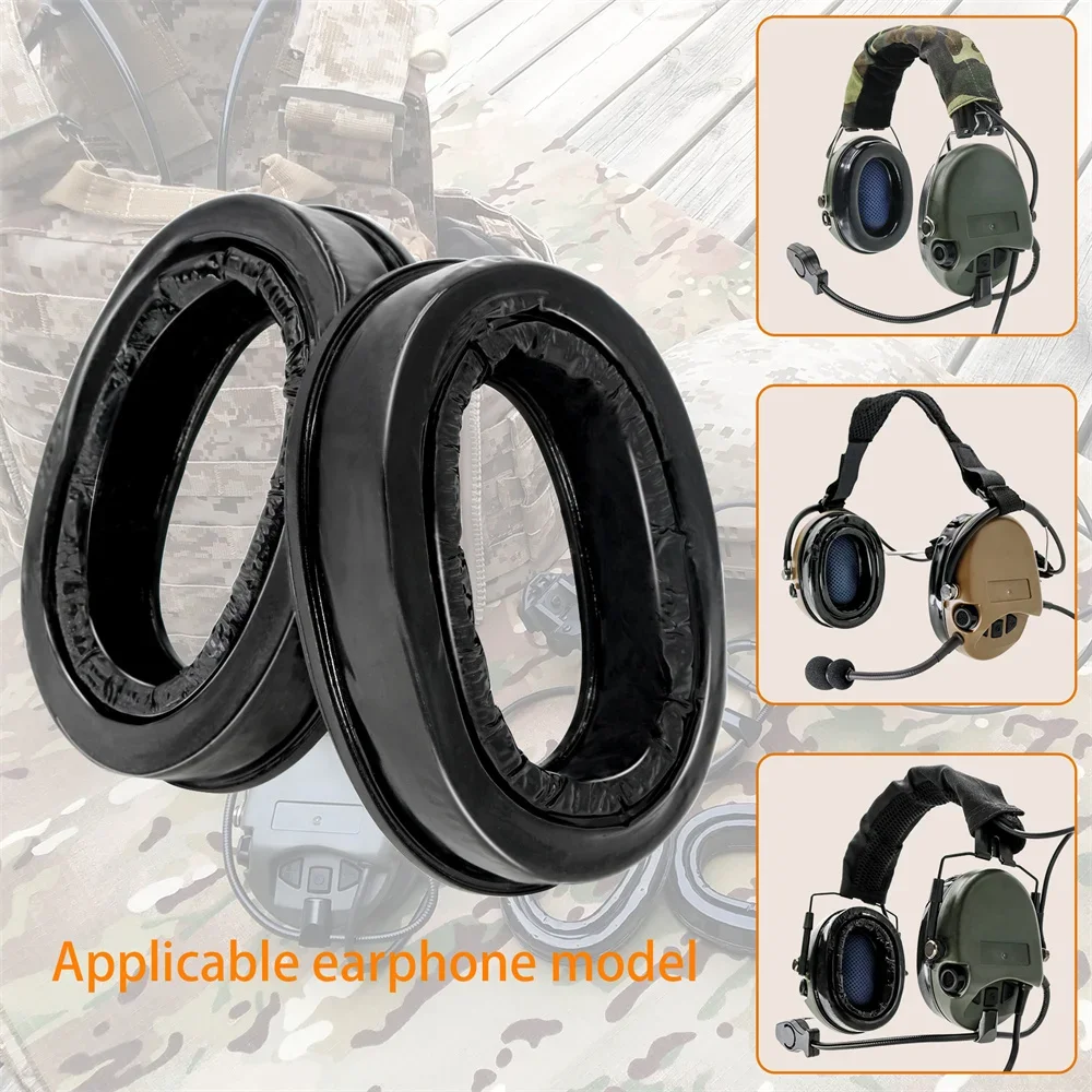 Sponge/Gel Ear Pads for MSA SORDIN Tactical Headset Airsoft
