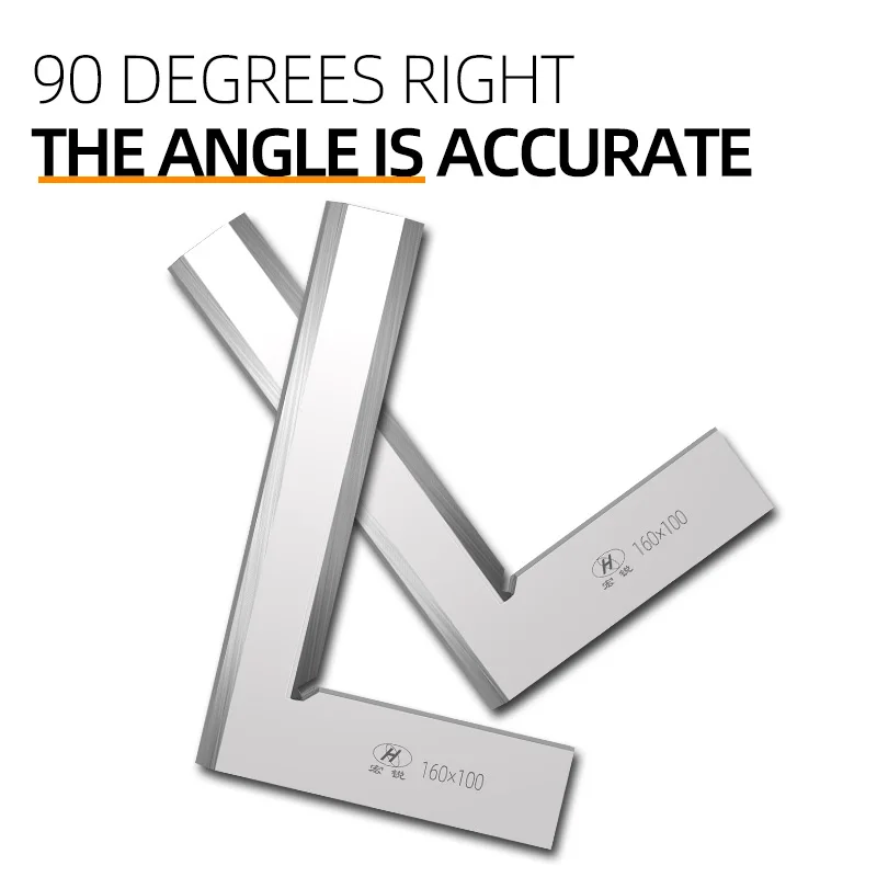 90 Degree Knife Edge Square Ruler For Woodworker Metal Carpentry And Joinery Tools Set Squares Measurment Try Square Angle Ruler 4