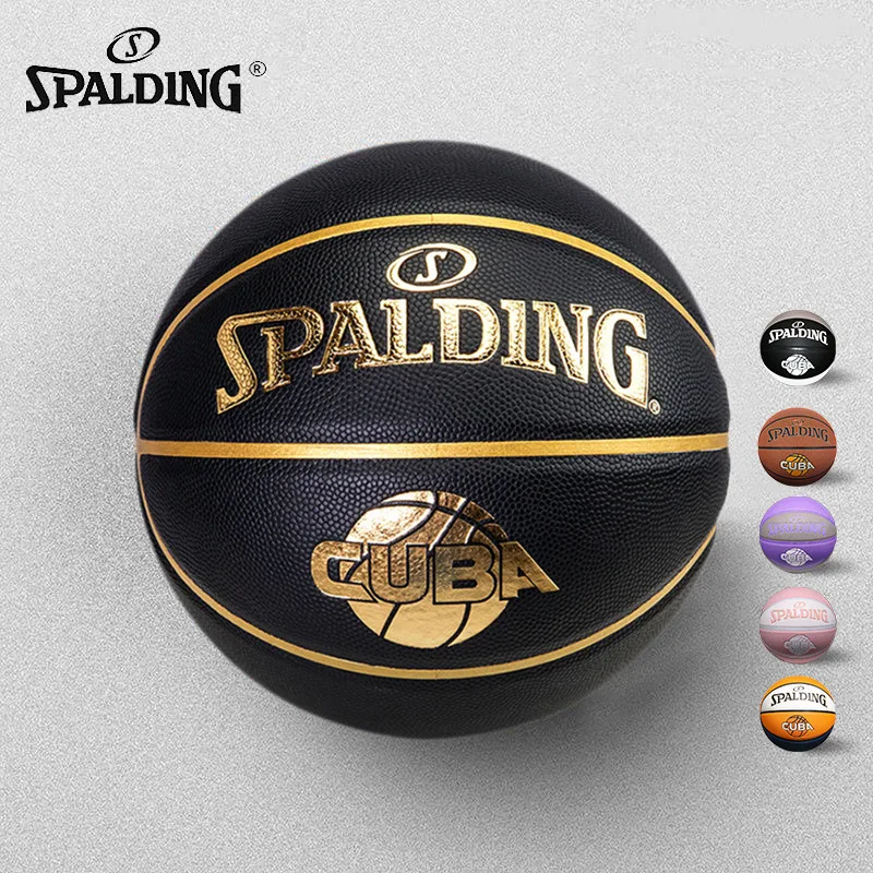 

Genuine Spalding Basketball No. 7 Basketball PU Indoor and Outdoor Basketball