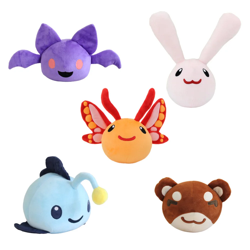 

Милые Аниме фигурки Genshin Impact Slime Rancher 2, плюшевые игрушки, мультяшный персонаж, мягкая набивная кукла, рождественские подарки
