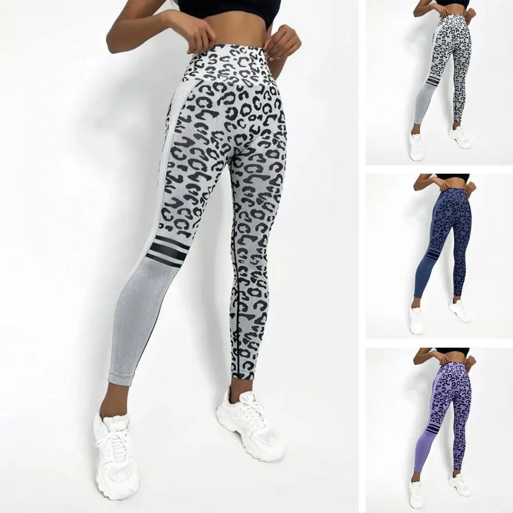

Women Yoga Pants Leopard Print High Waist Yoga Pants for Women Tummy Control Butt Lift Skinny Leggings with Design Soft for Slim