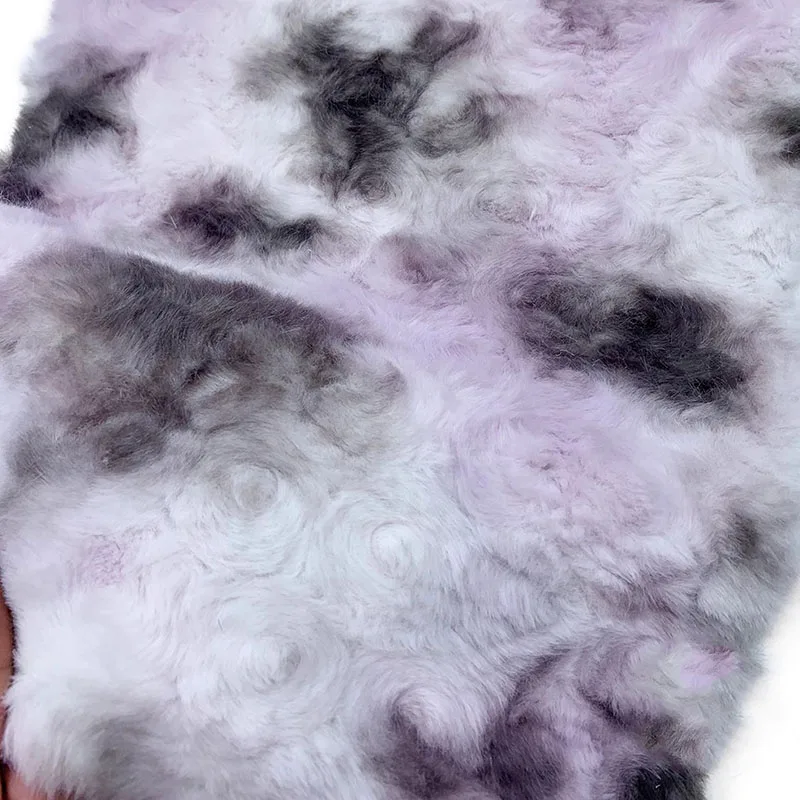 25x45cm 10 naklonění barvivo plyš falešný kožich textilie DIY ruční měkké patchwork šicí oblečení panenka hračka koberec vytváření materiál