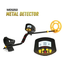 Detector de Metales subterráneo MD5050, pantalla LCD de alta sensibilidad, escáner buscador de tesoros de oro
