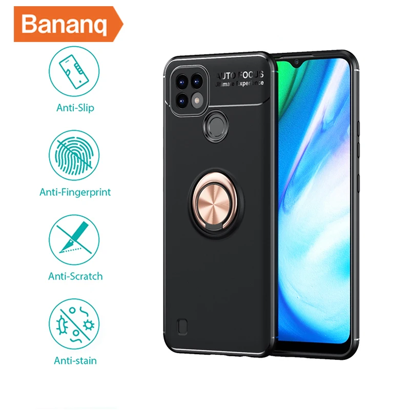 Custodia Antiurto Bananq Per Oppo Realme Find X5 X3 X Xt X2 X7 X9 X50 Pro Max Ultra Super Plus 5G Ring Stand Cover Posteriore Del Telefono