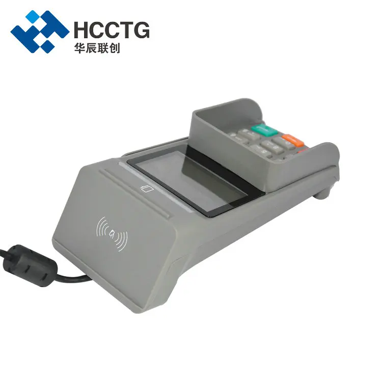 EMV 카드 리더기 4 in 1 데스크탑 보안 전자 지불 ATM POS USB 핀패드 보안 USB E-LCD 디스플레이가 있는 지불 POS 핀패드 Z90pd