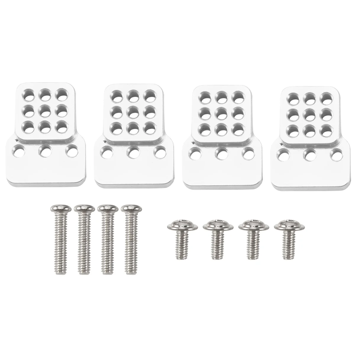 4Pcs Rc Car Metal Shock Tower Staffa Kit Shock Sbsorbers Extension Seatfor 1/16 Wpl C-14/C-14K/C-24/C-24K Truck Off Road Car