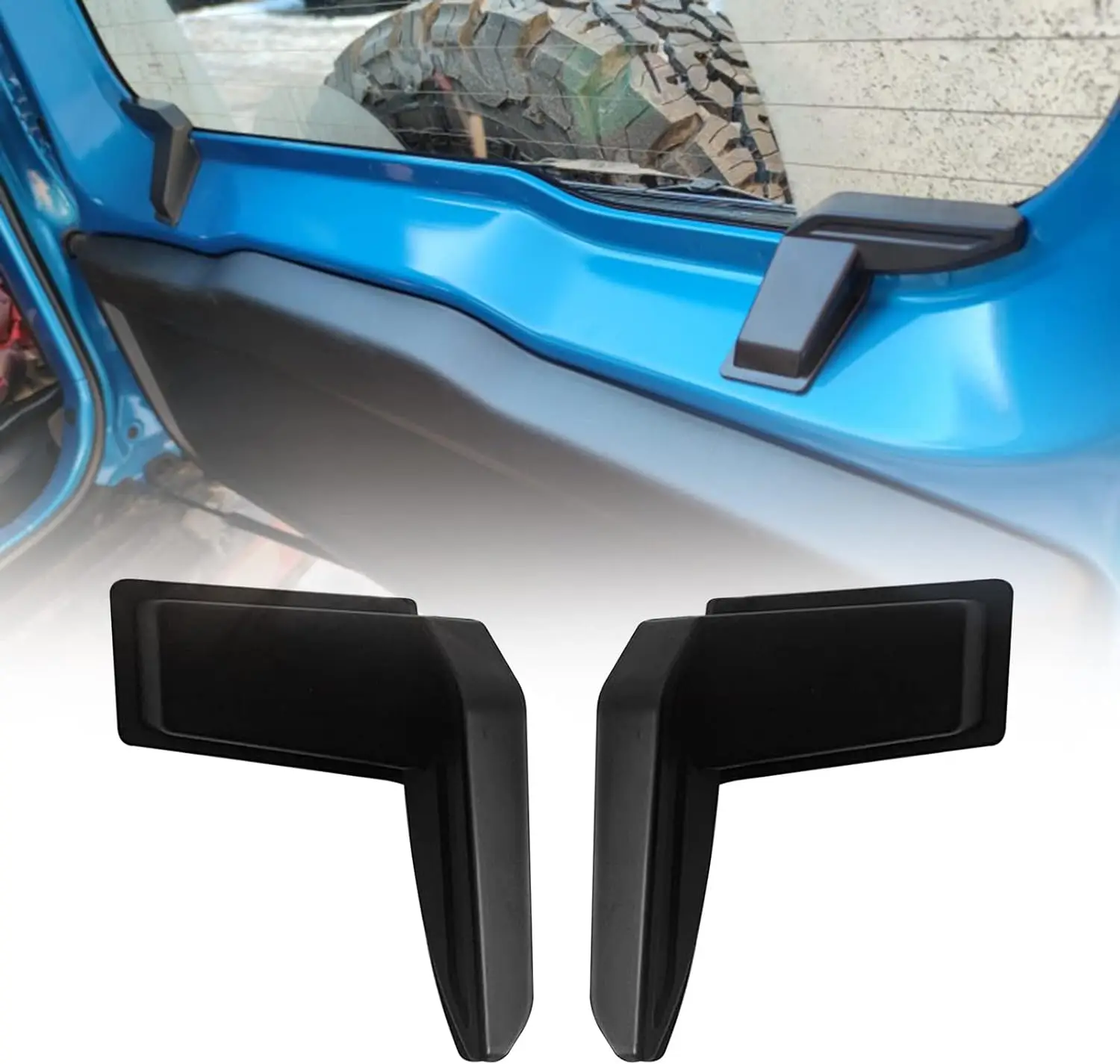 Нагревательная проволока заднего лобового стекла для Suzuki Jimny 2019 2020 2021 2022 2023 + JB64 JB74, защитная крышка, черные аксессуары