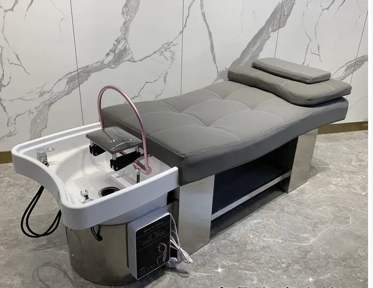 Massage shampoo bed barber shop special hair salon flushing bed beauty salon fumigation head treatment water circulating