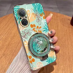 Custodia per telefono Nova Line Leaf Plating - Cover protettiva elegante
