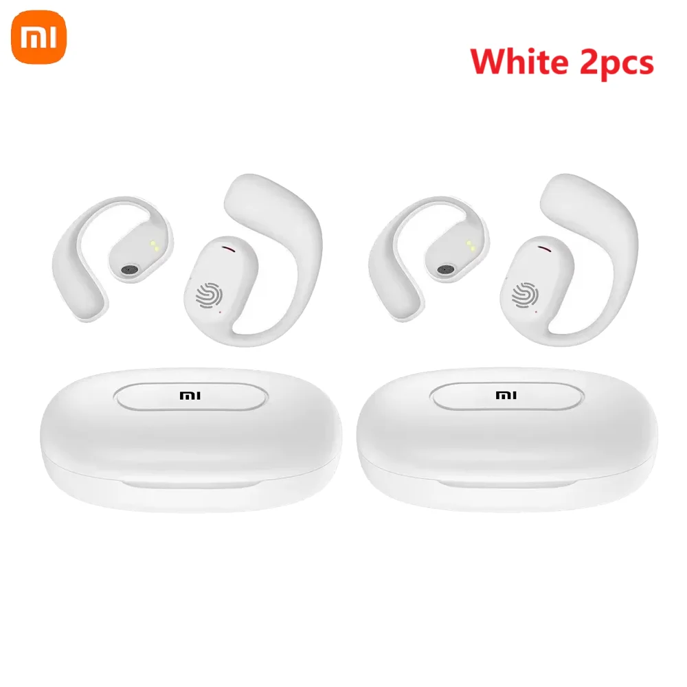 thumbnail image 1 of 2 auriculares de conducción ósea Xiaomi HiFi 9D estéreo Bluetooth 5,3, auriculares deportivos inalámbricos, resistentes al agua, con reducción de ruido táctil, 1 of 5