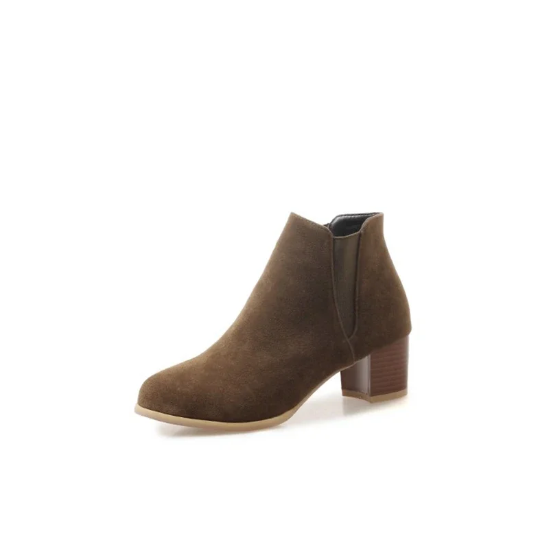 

Botas Mujer 2021 Womens Designer Boots Thick-heeled Ankle Boot Platform High Heels Winter Boots Shoes Plus Size 32-54 18-47