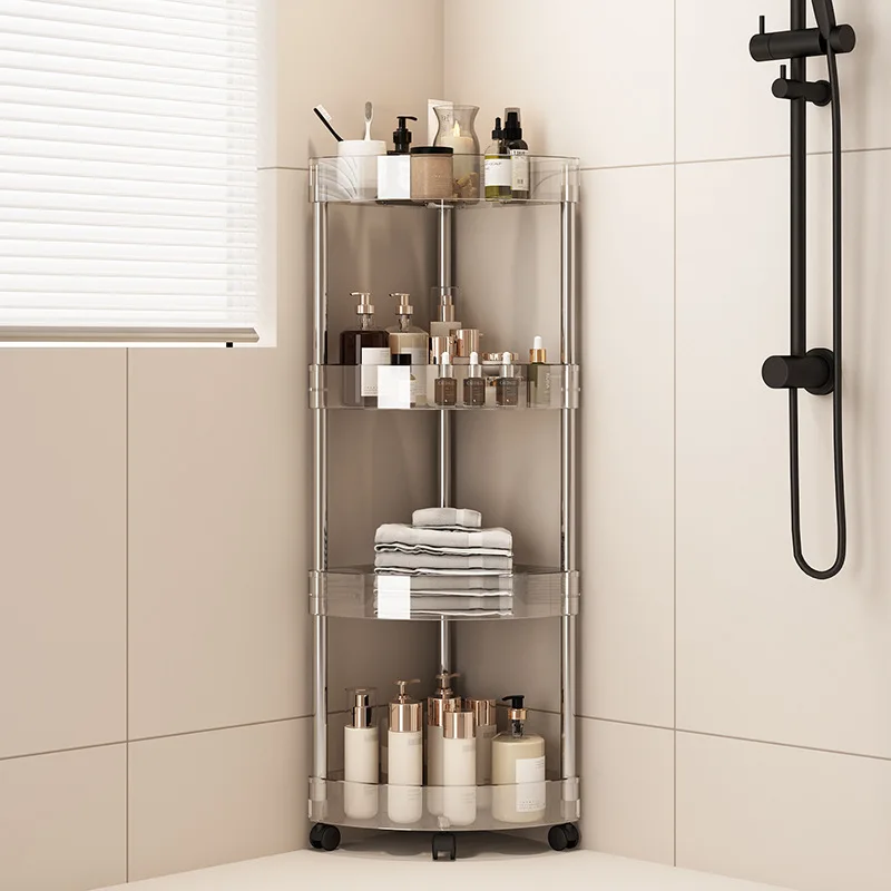 Acrylic Storage Shelf Trolley 6
