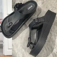 KIDMI New Women Flip-flops Sandals Outdoor EVA Waterproof Beach Sandals Thick Sole Cushioned Pool Shower Shoes Nonslip Sandals 1
