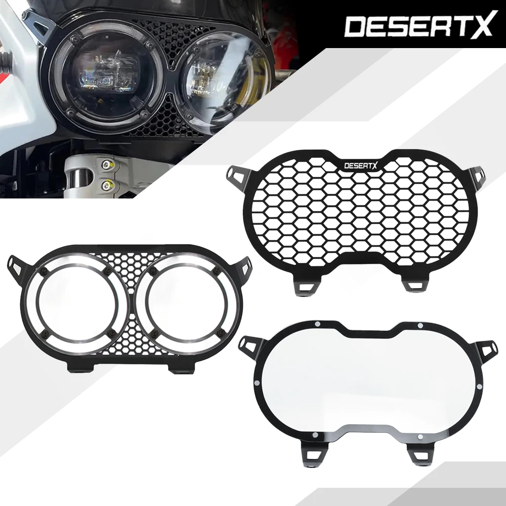 

Motorcycle Accessories Headlight Guard Headlight Grille Cover Headlight Protection For Ducati DesertX Desertx Desert X 2022 2023