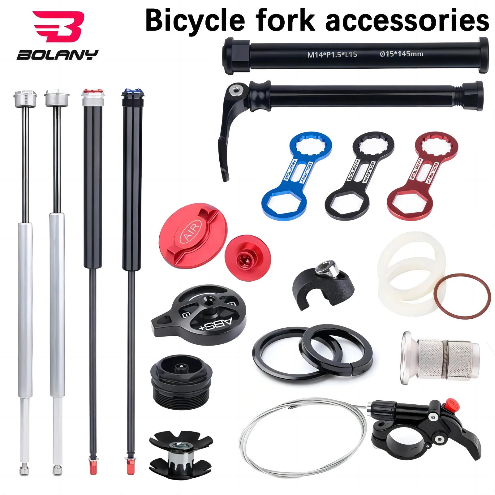 Kit Forcella Bicicletta Con Dadi A Stella - Compatibile Con 22.2mm, 25.4mm, 28.6mm - Foto 7