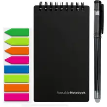 

Reusable Smart Notebook B7 Mini Microwave Wave Cloud Erase Notepad Portable Diary Office School