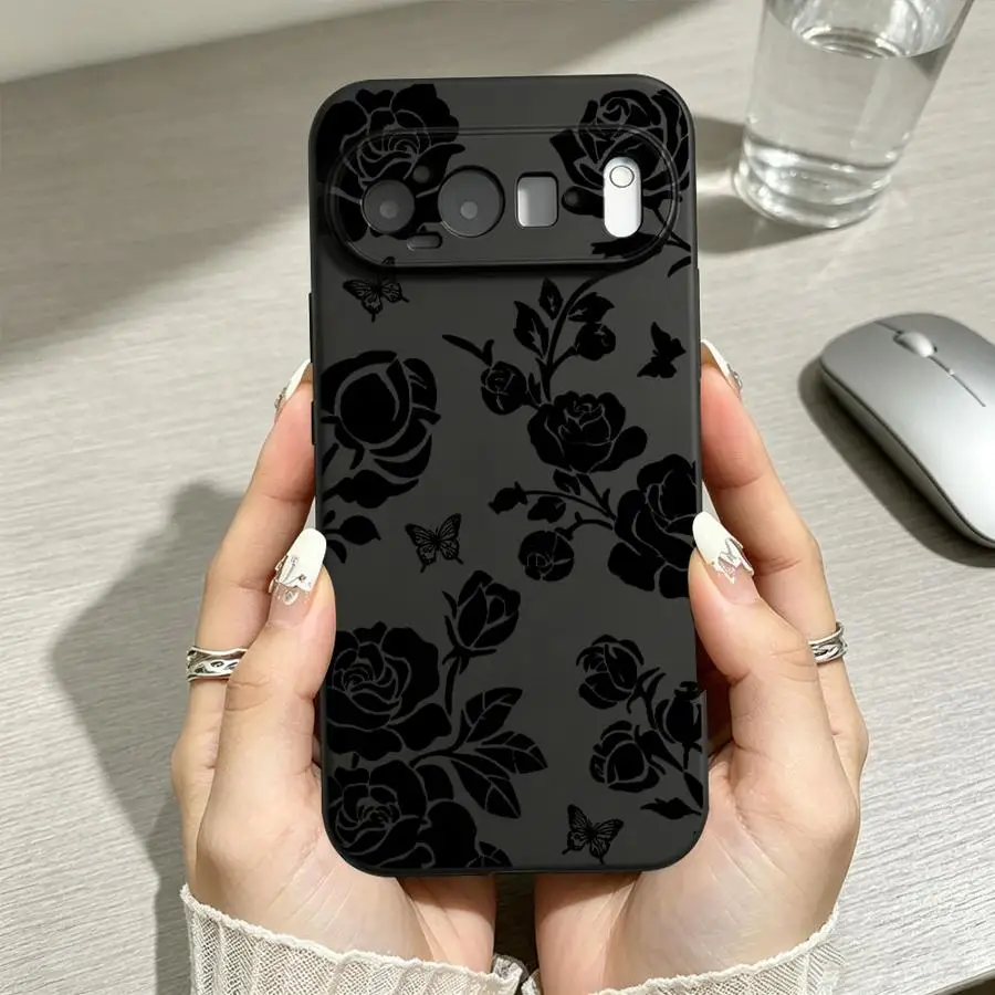 Rose Art Gothic Phone Case - Elegant Protective Cover