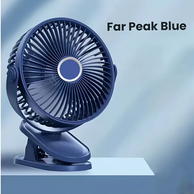 Portable USB-Powered Mini Fan with Long Battery Life and Strong Airflow in 4 Vibrant Colors