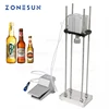 ZONESUN Pneumatic Beer Capping Machine Semi-automatic Cap Sealing Machine Manual Bottle Capper Commercial Bar Brewery 1