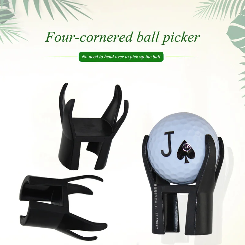 Golf ball pick-up golf supplies pick-up clip golf accessories pick-back device convenient and practical golf training equipment 4
