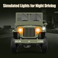 JJRC C8815 Rc Car Jeep 2.4g Crawler Climbing Scale Off-Road Vehicle Military Truck 1:10 Simulation Model 1941 Jeep Toy Gift 1
