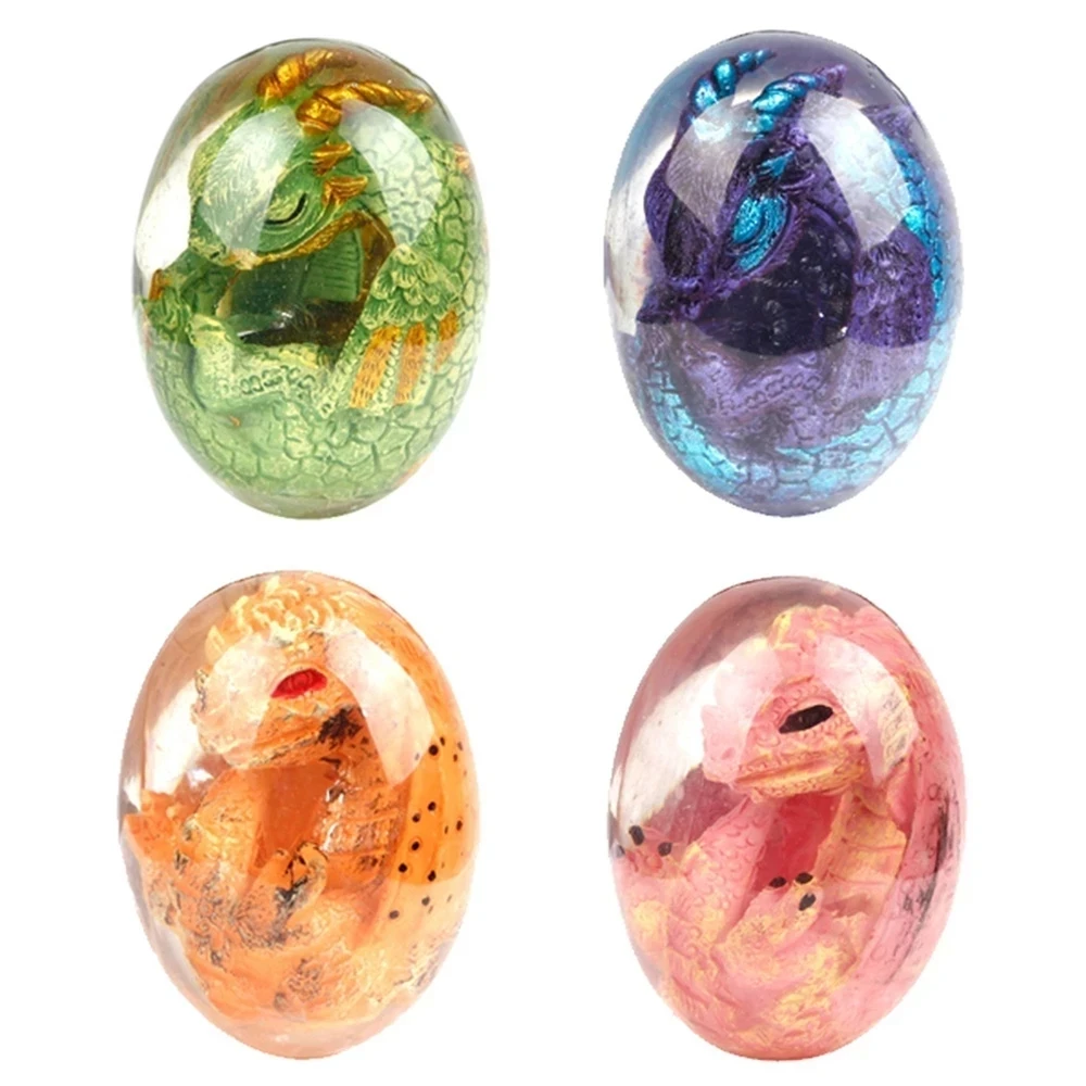 Transparent Dragon Egg Lava Dinosaur Egg Gift Ornamental Collection Souvenir Figures Sculpture