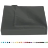 Ntbay 1800 Series Ultra Soft Microfiber Double Flat Sheet, Breathable Top Sheet with 4" Folded Edge for Excellent Skin Feel 1