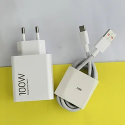 Xiaomi 100W Turbo Fast Charger with Type C Cable (EU Edition) - EU and 1m Cable