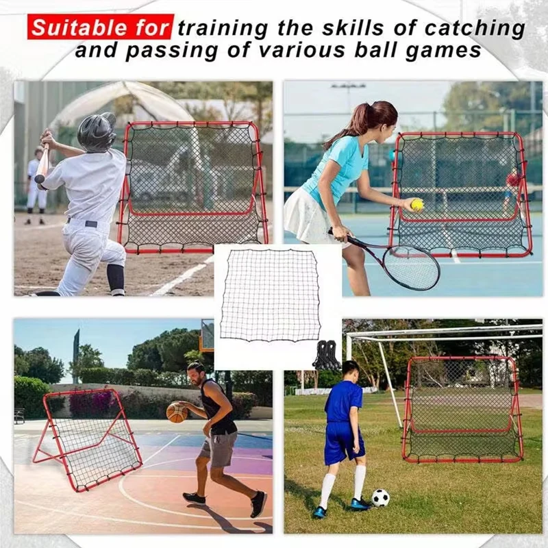 Universal Replacement Net for Rebound Training - Indoor/Outdoor Soccer, Baseball, and Hockey Training Accessory