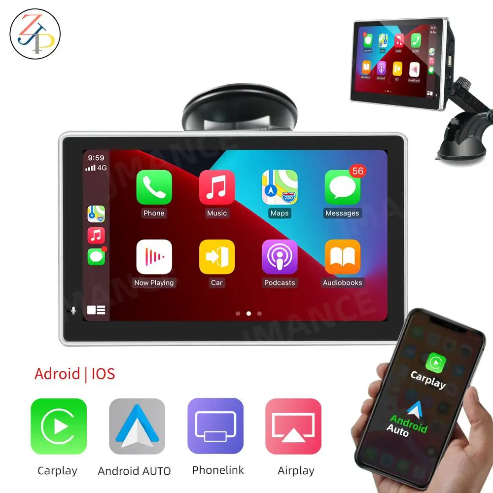 7 Inch Car Multimedia Player Carplay Tablet Car Radio HD Touch Screen IPS Bluetooth GPS