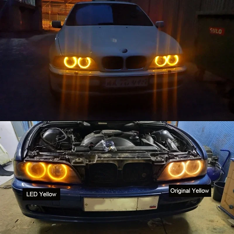2 Piezas De Bombilla LED Para Ojos De ángel Blancos (luz De Marcador En