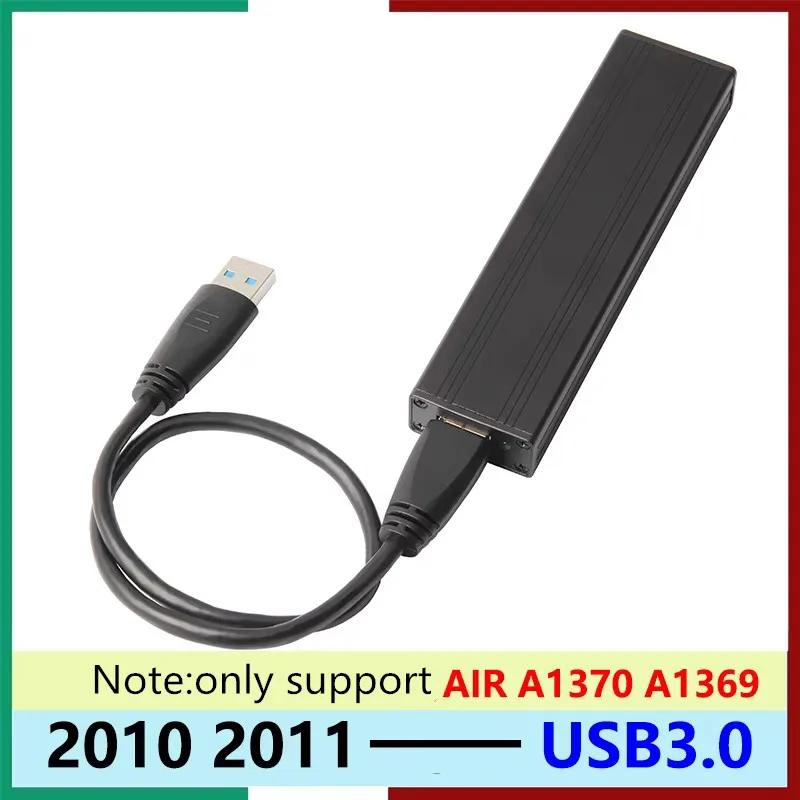 para Apple Macbook 2010 2011 ar A1369 A1370 Ssd Case Portátil Usb 3.0 a 12 Mais 6pin Disco Drive Slot Hdd Gabinete Móvel Benclosure