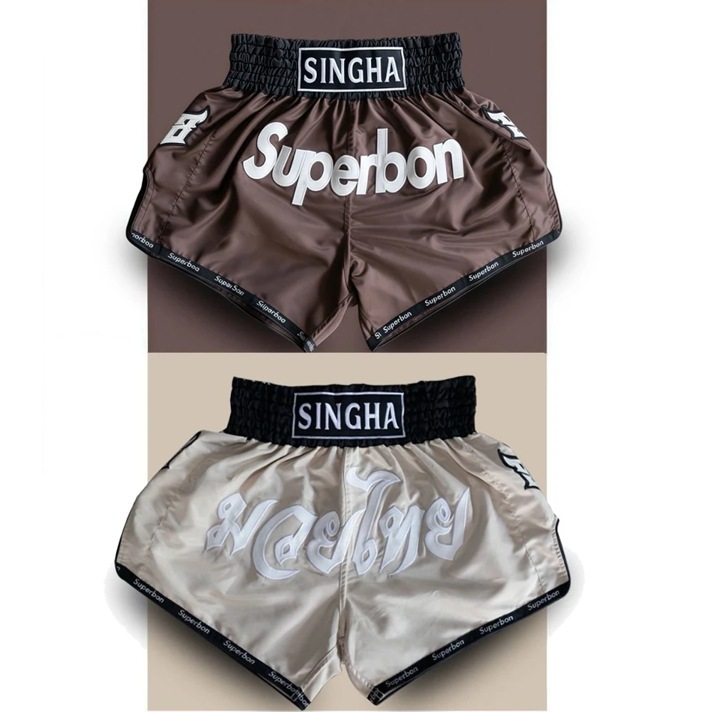 Superbon ボクシングショーツ セット Superbon-MMA Muay Thai Shorts Boxing MMA Fighting Training