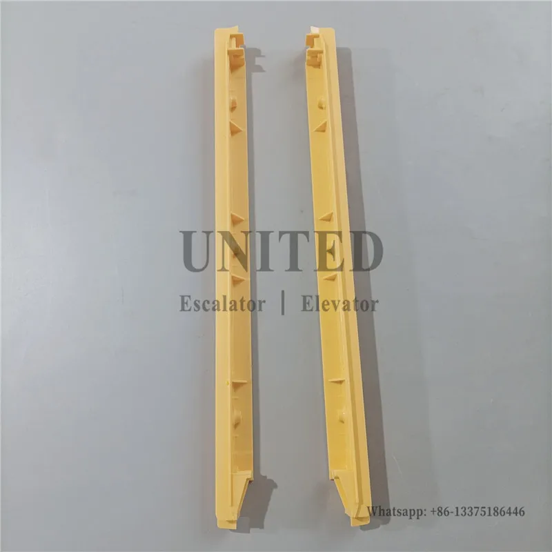 10pcs each L47332140A L47332140B Escalator Yellow Plastic Demarcation Strip Step Inserts Escalator Spare Parts