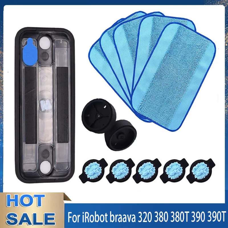 Pièces de tampon de réservoir pour iRobot Braava 380t 390t