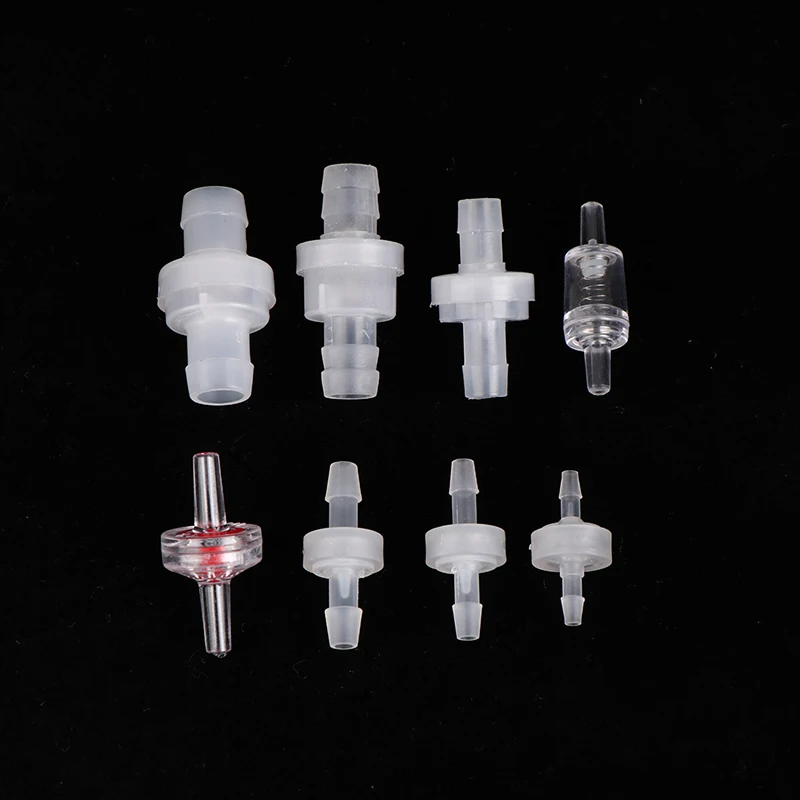 Check valve 3/4/6/8/10/12mm Plastic One-Way Non-Return Pagoda Inline Fluids Check Valve For Fuel Gas Liquid Ozone-Resistant Water Stop