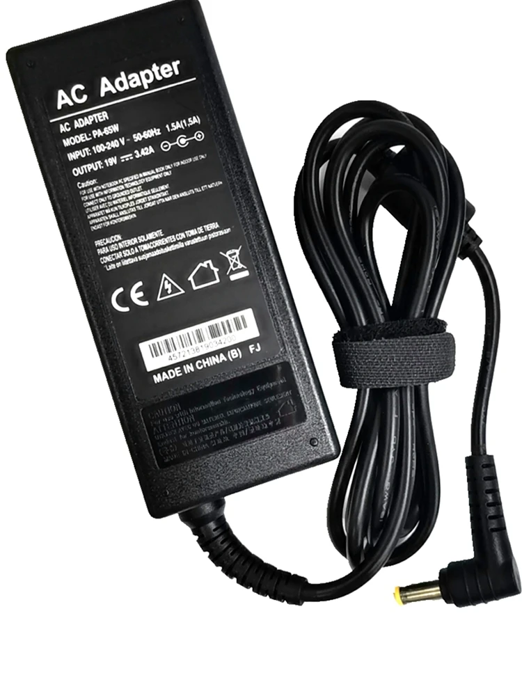 Power Adapter Laptop Charger AC Adapter 19V 3.42A 65W 5.5*1.7mm Laptop Charger Adapter For Acer Aspire 5315 5630 5735 5920 5535 5738 6920 6530G 7739Z Power