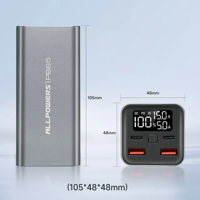 ALLPOWERS 24000mAh 100W Power Bank: Colossal Capacity, Rapid Charging, Versatile Power