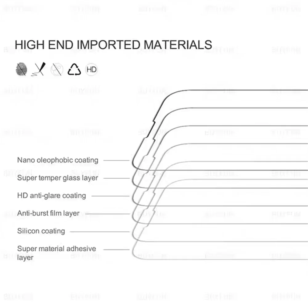 4 Stücke Für iPhone 17 Luftglas iPhone 17 16 15 14 13 12 11Pro Max Gehärtetes Glas Transparent Klar 9H Schutz Displayschutzfolie – Detail 4