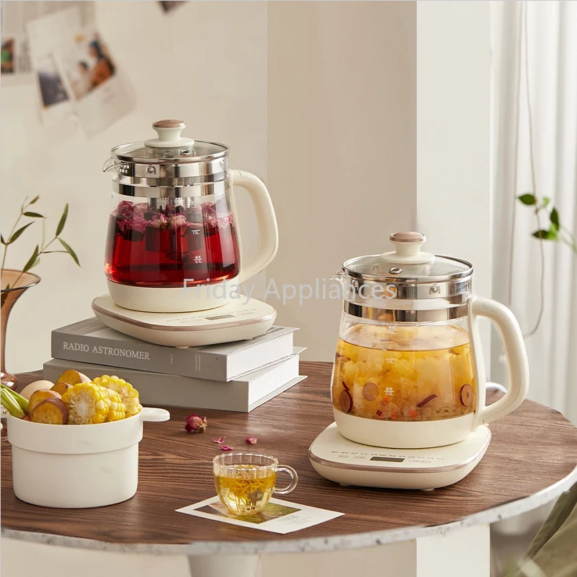 

220V 1.5L Glass Electric Kettle Automatic Teapot Cooking Machine Health Preserving Pot Tea Dessert Cooking Machine