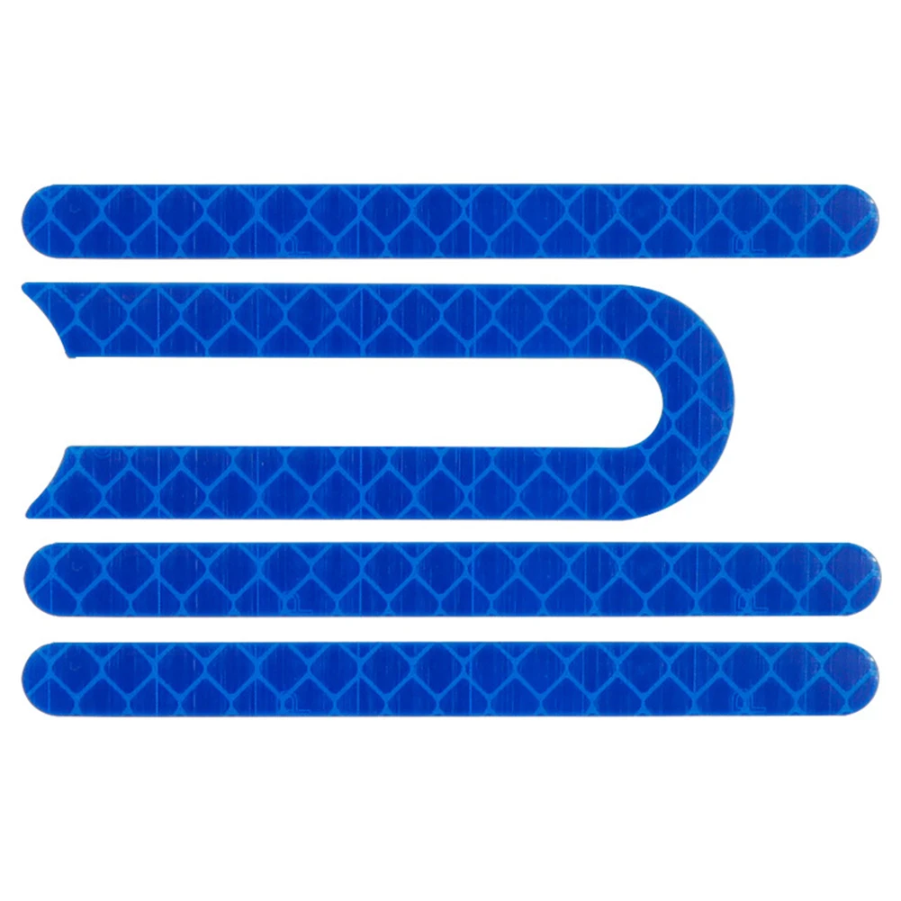 

1 комплект, светоотражающие наклейки из ПВХ для электрического скутера, ширина 0,6 см, длина 7,5 см